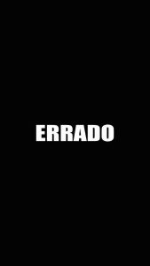 Errado 1